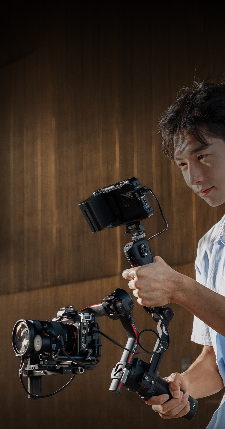 Focus Control Dual Grip | RS 2 3 Pro 4 Pro Gimbal Handle