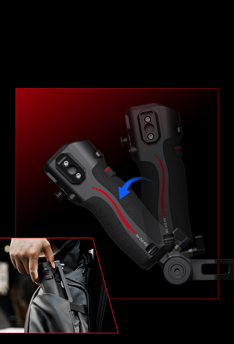 Focus Control Dual Grip | RS 2 3 Pro 4 Pro Gimbal Handle