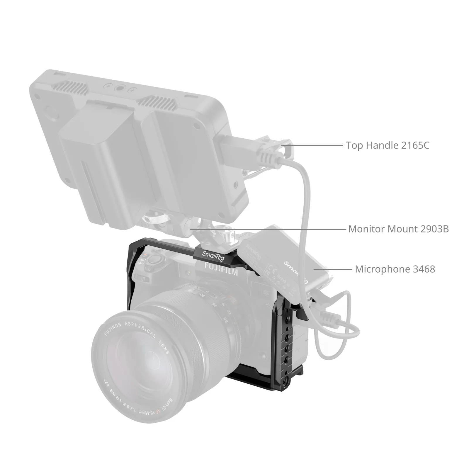 FUJIFILM X-H2/ X-H2S 用カメラケージ FUJIFILM X-H2/ X-H2S 用カメラケージ