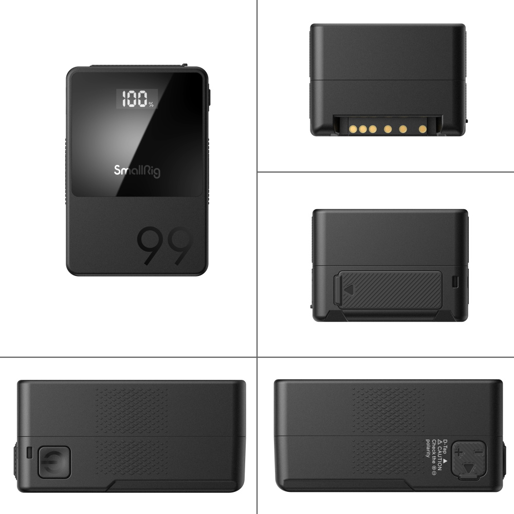 VB99 mini V Mount Battery | Compact 99Wh USB-C PD | SmallRig