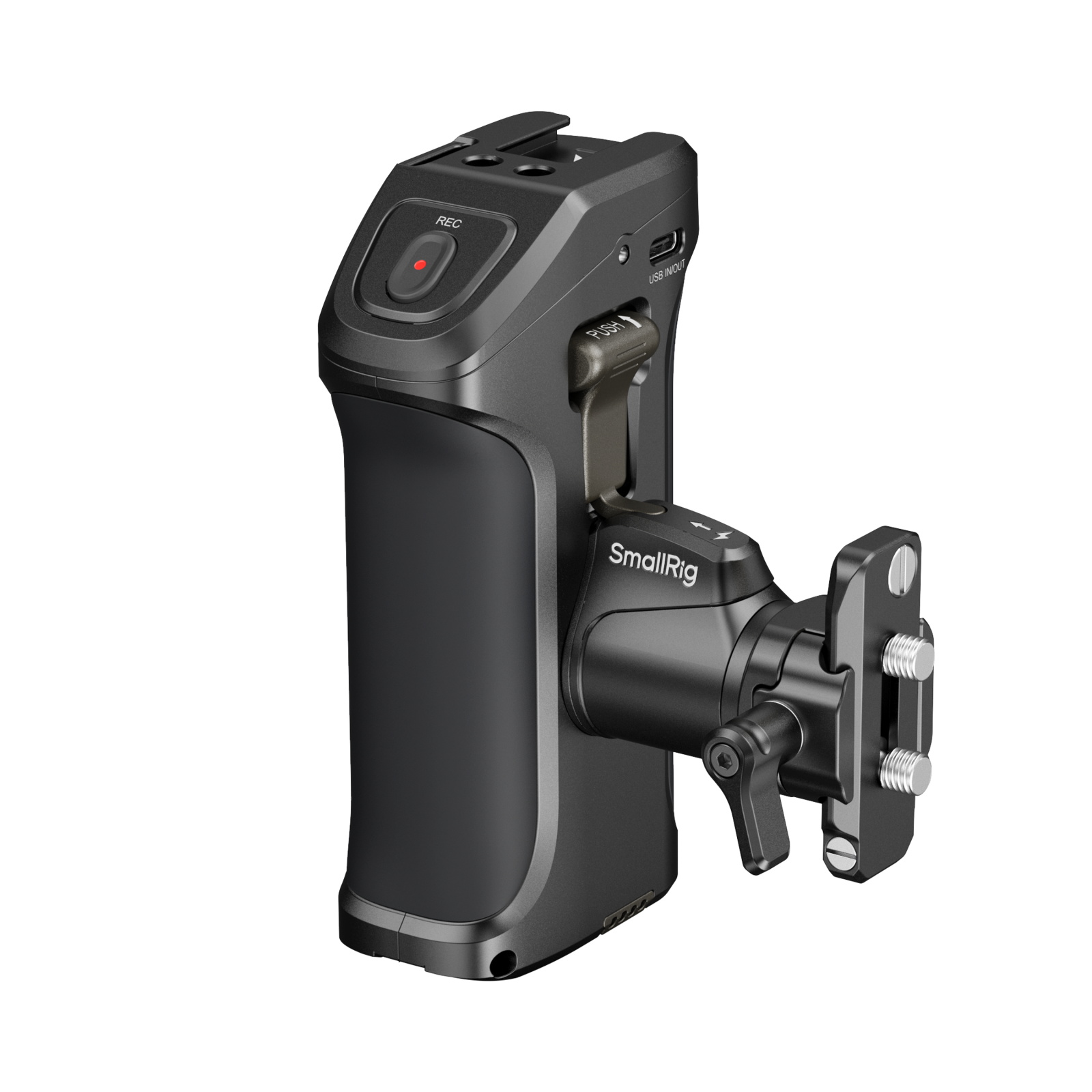 Rotating Side Handle with Trigger REC for Selected Canon / Blackmagic Design Cameras