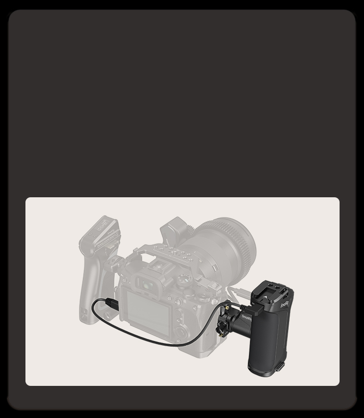 SmallRig sony α7Cカメラ専用ケージ ➕ハンドル➕レール Rotating Side Handle with REC Trigger | USB-C PD & Mounts