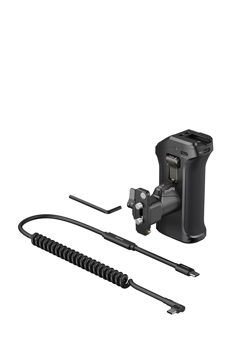 Rotating Side Handle with REC Trigger | USB-C PD & Mounts