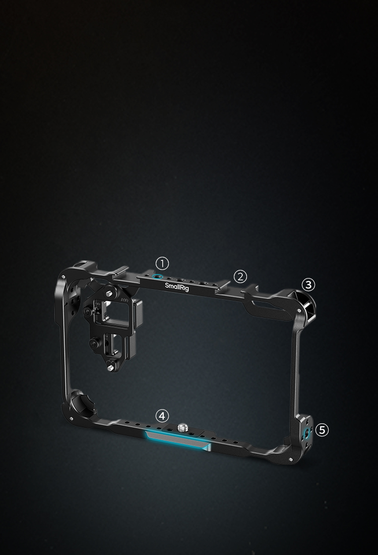 Atomos Shinobi II/GO Cage | Protection & Mounts | SmallRig